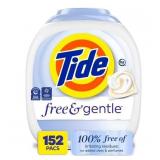 Tide Free  Gentle Laundry Detergent Pacs 152ct
