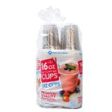 Daily Chef Clear Plastic Cups 16 oz 132ct