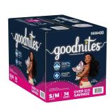 Goodnites Girls Nighttime Underwear Small 74ct