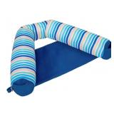 Big Joe Party Sling Pool Float Blue and White