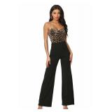 Cemi Ceri Wide Leg Dress Pants Black Large