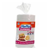 Hefty Supreme 3-Section Foam Plates 10.25in 200ct