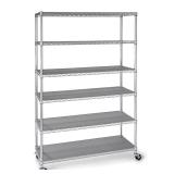 -Tier Heavy Duty Wire Shelving 48W x 18D x 75H