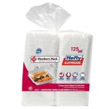 Hefty Supreme Foam 1-Compartment Container 125ct