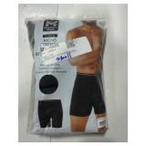 Mens Cotton Boxer Briefs Small 5-Pack Black