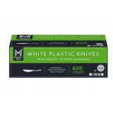 Bakers Chefs Heavyweight White Plastic Knives...