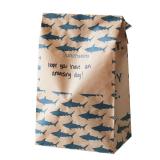 LunchSkins Shark Compostable Paper Lunch Sacs 50ct