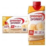 Premier Protein Bananas  Cream Shake 11oz 15pk