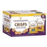 Crunchmaster Variety Snack Pack Crackers 18pk