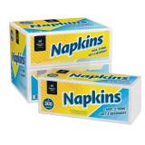 Everyday 1-Ply White Napkins 300ct 4pk