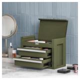 Steel Tool Box 11.2in Green