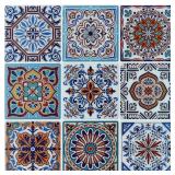 Longking LK17t32P10 Morocco Blue Vinyl Wall Tile