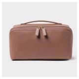 Sonia Kashuk Diagonal-Zip Makeup Bag Mauve
