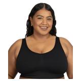 Fruit of the Loom 360 Stretch Bra Black 4XL