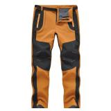 TBMPOY Fleece Lined Hiking Pants Orange Small