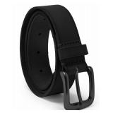 Timberland Boys Leather Belt Black Large