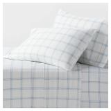 Threshold 400 Thread Count King Sheet Set Blue...