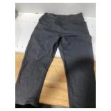 Womens High-Waisted Athletic Leggings Black Size M