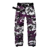 Raroauf Camo Cargo Pants Purple Size 8