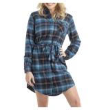 Legendary Whitetails Plaid Flannel Tunic Dress L