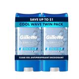 Gillette Endurance Clear Gel Antiperspirant 2pk