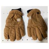 Carhartt Insulated Mens Work Gloves Brown Tan