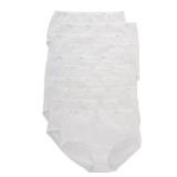 Hanes Womens Cotton Briefs White Size 7 10pk