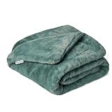 Minky Couture Lush Throw Blanket Midnight Mist...