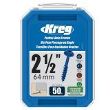 Kreg SML-C250B-50 Blue-Kote Wood Screws 2-12in...