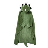 Pillowfort Dinosaur Hooded Blanket Big Kid Green