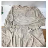 Beige Long Sleeve Tunic Top 2XL