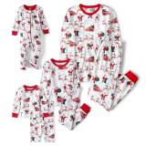 The Childrens Place Pajama Set Santa Sleds 4T