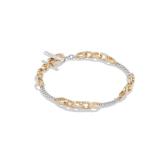 Coach Mixed Metal Chain Link Bracelet