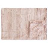 Minky Couture Sorbet Throw Blanket Blush Adult