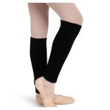 Capezio 12 Ribbed Legwarmers Black One Size
