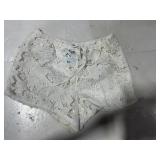 Shade and Shore White Lace Beach Shorts XS