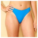 Wild Fable Bikini Bottom XL Blue High Leg