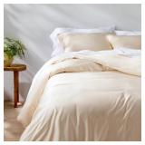 Casaluna Rayon Bamboo Duvet Set FullQueen Natural
