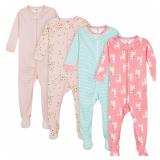 Gerber Footed Pajamas Love Llamas 12 Months 4pk