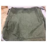 Olive Green Fabric Chair Cushion Cover