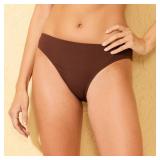 Shade  Shore Ribbed Hipster Bikini Bottom Small