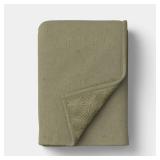 Threshold 94686758 Gauze Throw Green