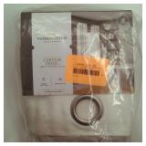 Threshold Light Filtering Curtain 54x84 Natural