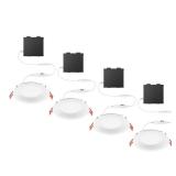 Commercial Electric 92337 4in LED Recessed 4pk