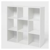 Brightroom 93209253 9-Cube Book Shelf 36in White