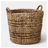 Water Hyacinth Tapered Basket Small