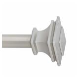 Snug Set 72-144 Nickel Adjustable Curtain Rod