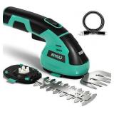 Garvee 7AYKQ 7.2V 2-in-1 Cordless Hedge Trimmer
