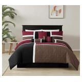 Chezmoi Collection Upland King Comforter Set