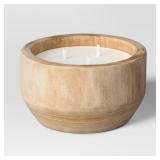 Threshold Paulownia Citronella Candle 3 Wick 10oz